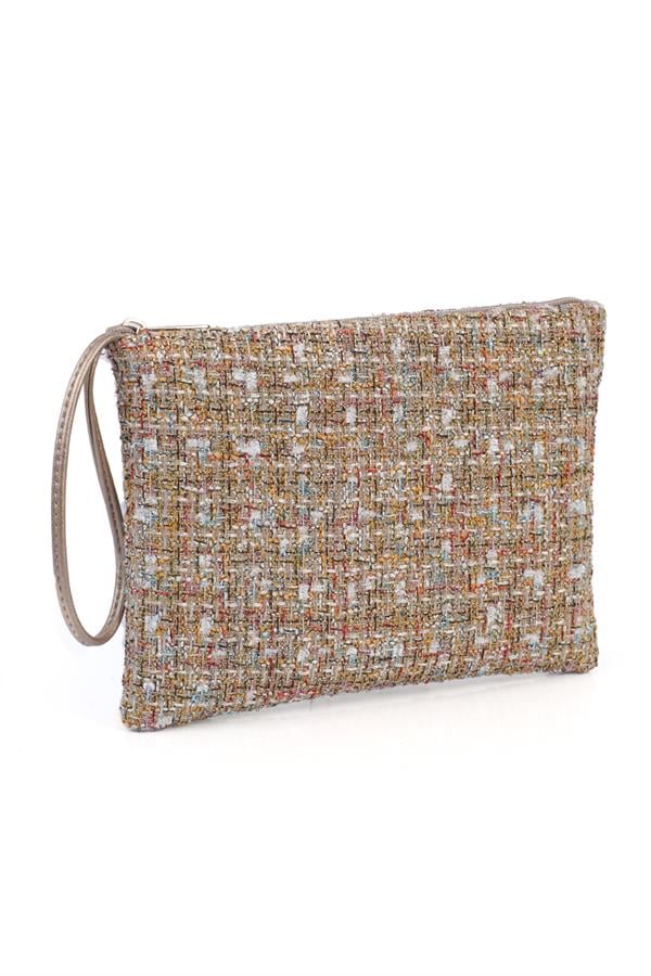 Capone Paris Mini Women Nude Clutch Bag