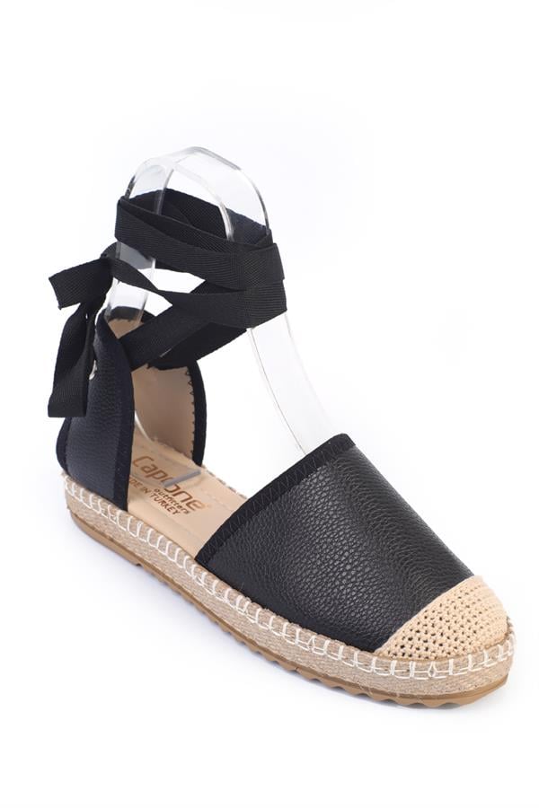 Capone Brianna 001 Women Black Espadrille
