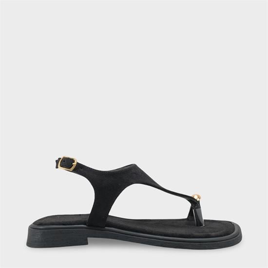 Capone Patrice Thong Women Black Sandal image 2
