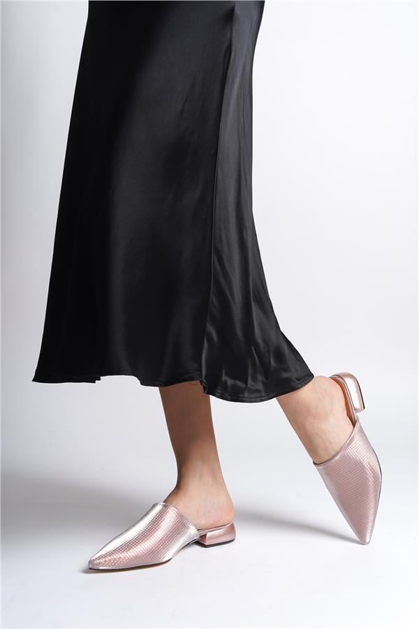 Capone Pointed Toe Short Heeled Closed Women Rose Sandals image 2