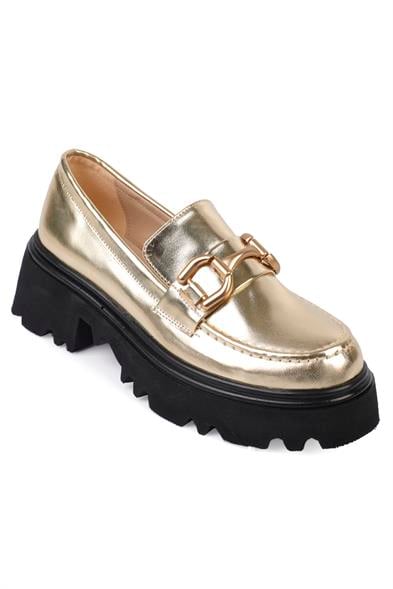 Capone Round Toe Accessorized Woman Loafer