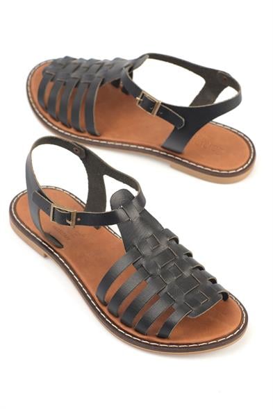 Capone Daphne Round Toe Gladiator Band Woman Leather Sandals image 4