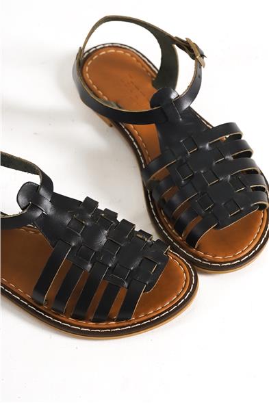 Capone Daphne Round Toe Gladiator Band Woman Leather Sandals image 6