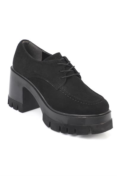 Capone Round Toe Laced Mid Heel Woman Loafer image 5
