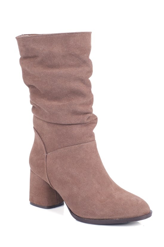 Capone Round-Toe Women Sued Mink Boots