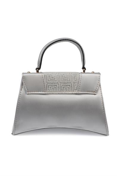 Capone Savonita Special Women Silver Handbag image 3