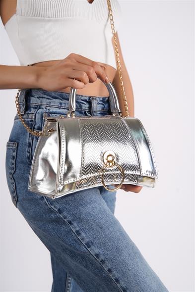 Capone Savonita Special Women Silver Handbag image 5
