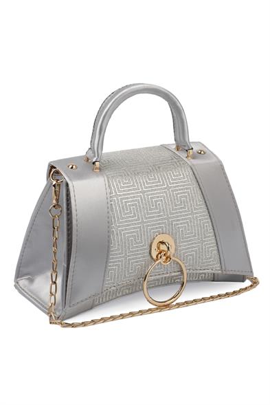 Capone Savonita Special Women Silver Handbag image 2