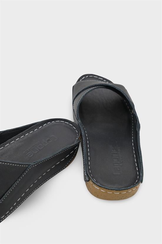 Capone Sophi Genuine Leather Soft Comfort Women Black Sandal image 5