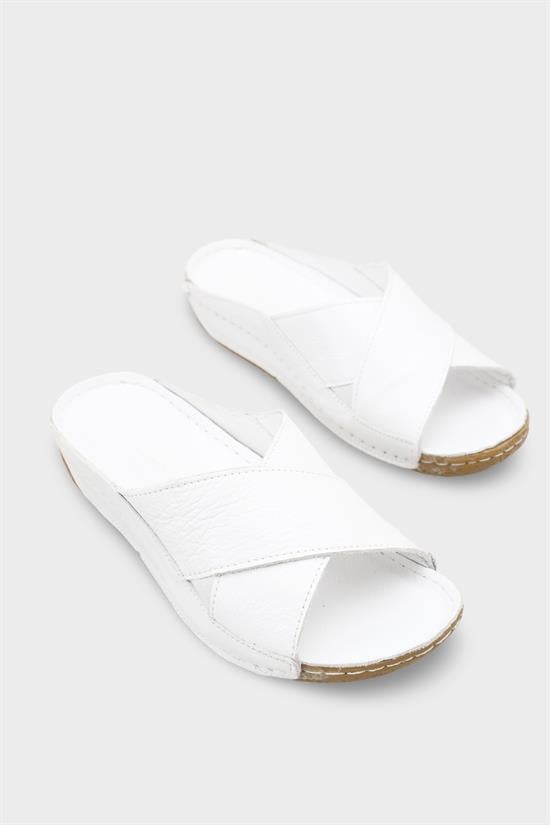 Capone Sophi Genuine Leather Soft Comfort Women White Sandal image 3