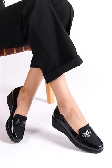 Capone Stone Accessory Wedge Heels Woman Shoes image 6
