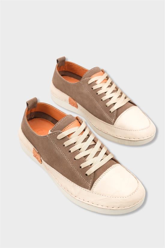 Capone Susette Genuine Leather Soft Comfort Women Mink Sneaker image 3