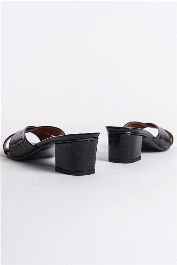 Capone Taya Cross Band Women Black Sandals image 3