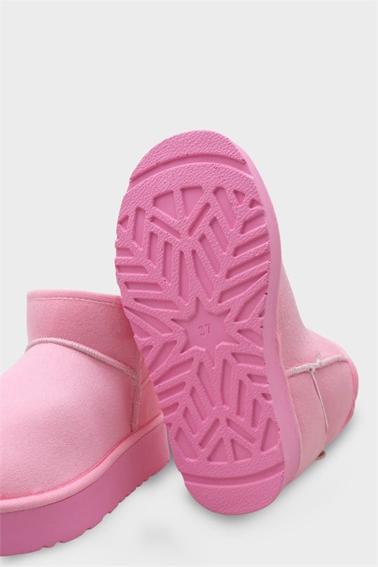 Capone Thick Sole Round Toe Fur Lined Short Woman Boots image 4