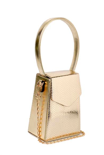 Capone Tokyo Women Gold Handbag