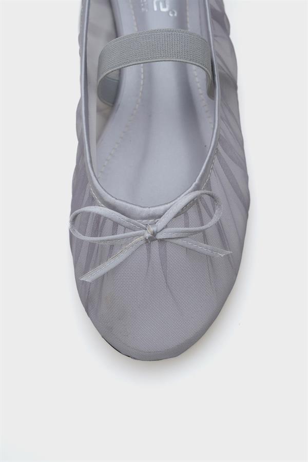 Capone Alana Tulle Banded Women Transparent Silver Ballerina image 4