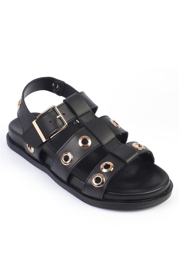 Capone Valene Women Black Sandal image 1