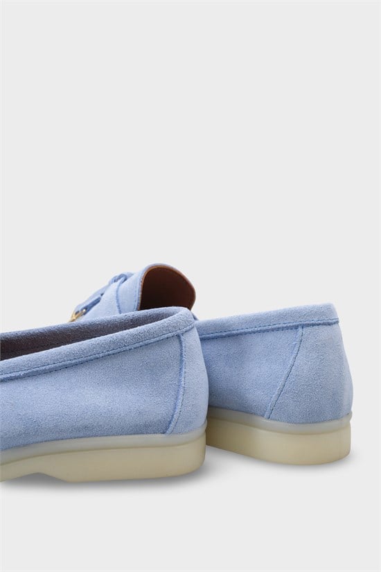 Capone Vikki Genuine Leather Women Baby Blue Loafer image 5