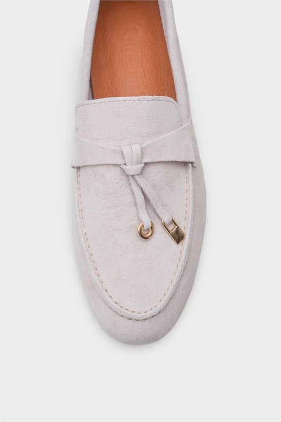 Capone Vikki Genuine Leather Women Beige Loafer image 3