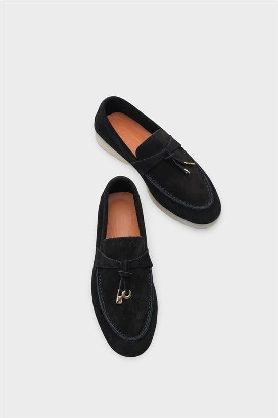 Capone Vikki Genuine Leather Women Black Loafer image 6