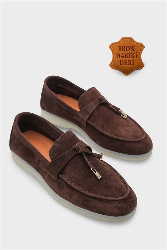 Capone Vikki Genuine Leather Women Brown Loafer image 2