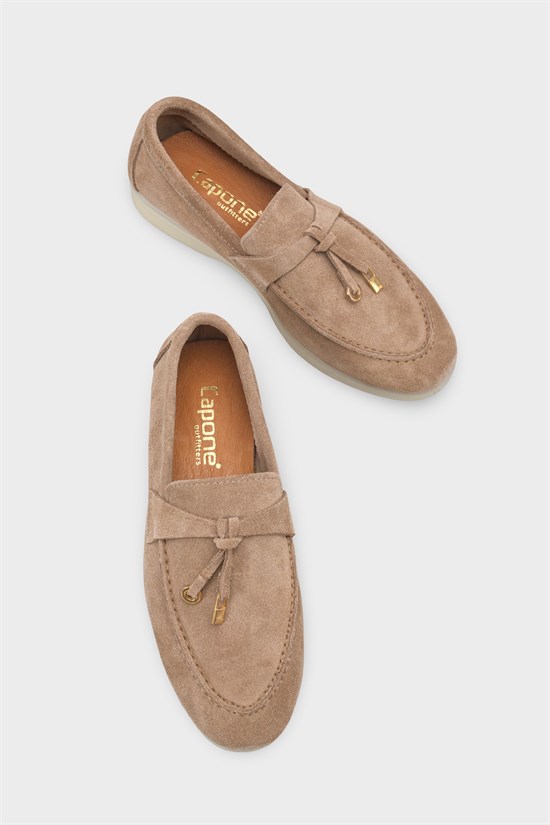 Capone Vikki Genuine Leather Women Mink Loafer image 3