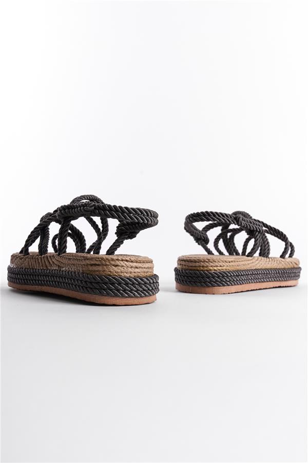 Capone Wedge Heel Rope Woman Sandals image 3