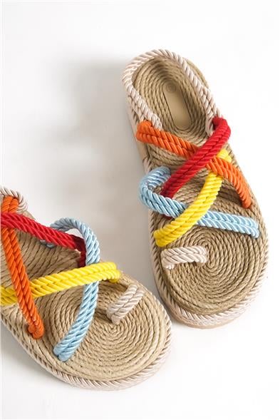 Capone Eden Wedge Heel Rope Woman Sandals image 6
