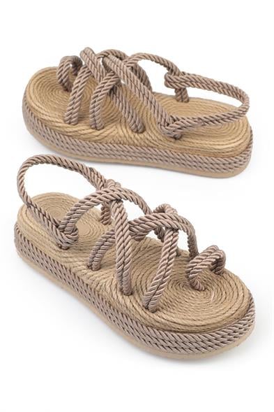 Capone Eden Wedge Heel Rope Woman Sandals image 3