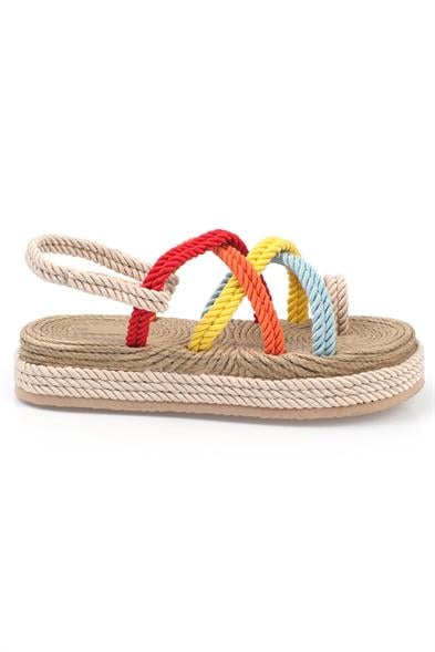Capone Eden Wedge Heel Rope Woman Sandals image 4