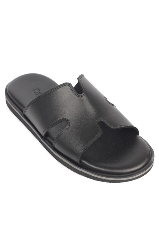 Capone Wide H Strap Men Sandal