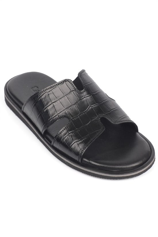 Capone Wide H Strap Men Sandal