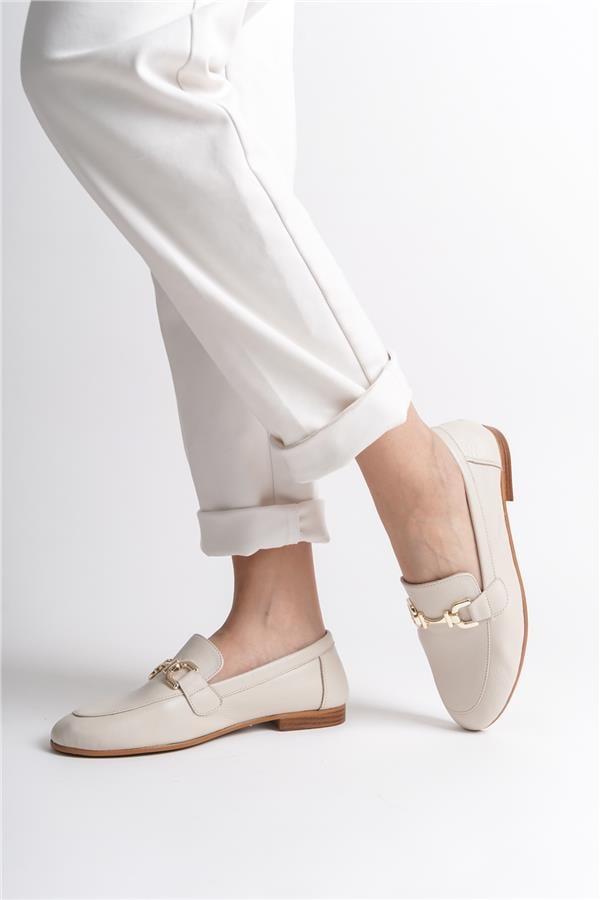 Capone Cally Women Beige Loafer image 6