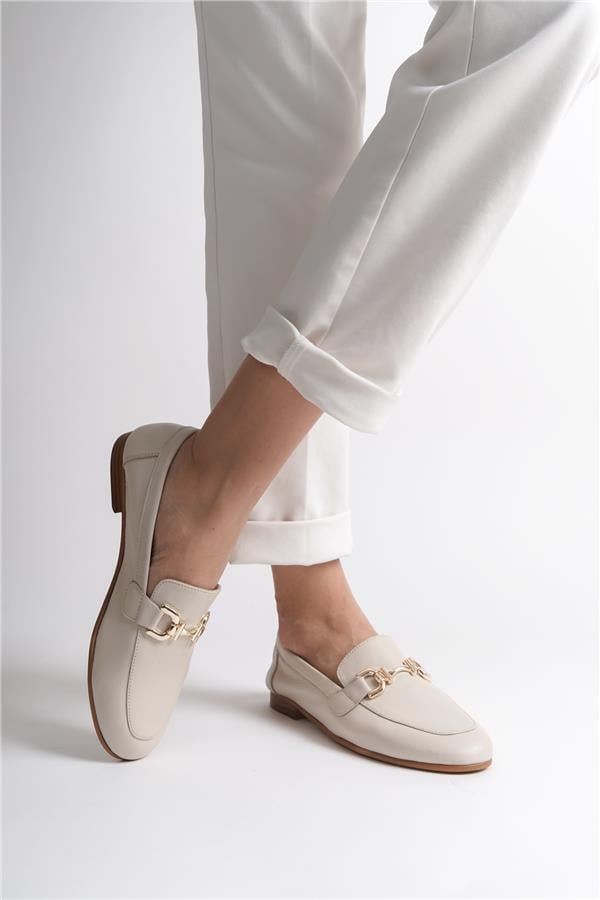 Capone Cally Women Beige Loafer image 5