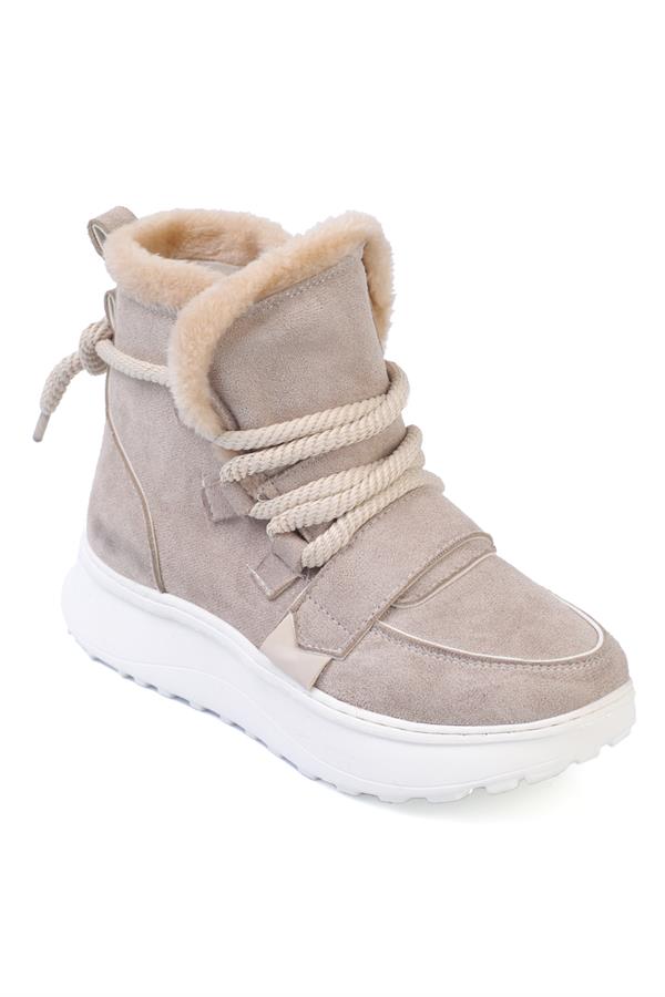 Capone Women Suede Nude Boots