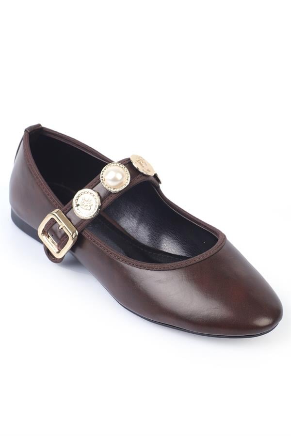 Capone Women Brown Ballerinas