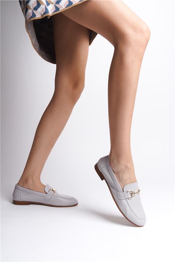 Capone Cally Women Grey Loafer image 6