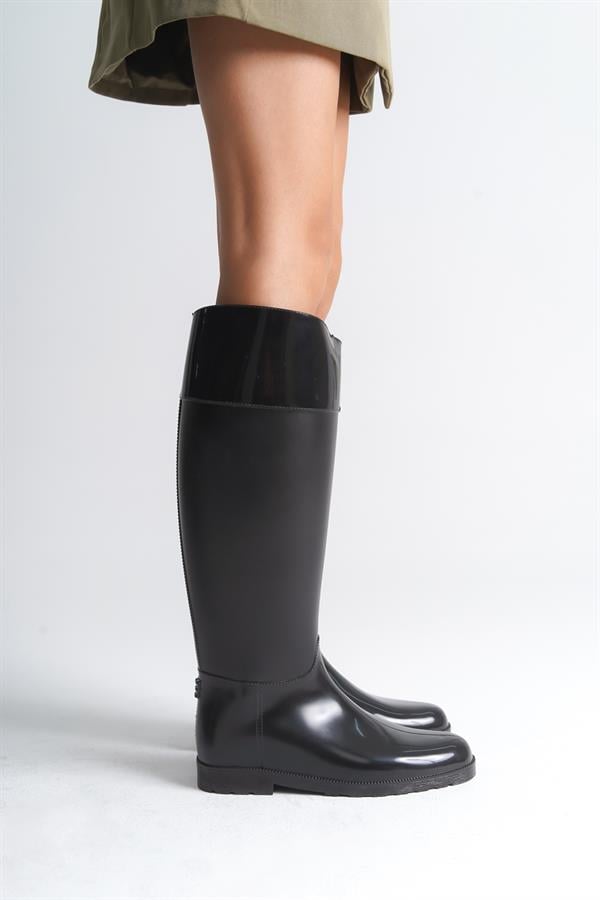 Capone Women Black Rain Boots image 3