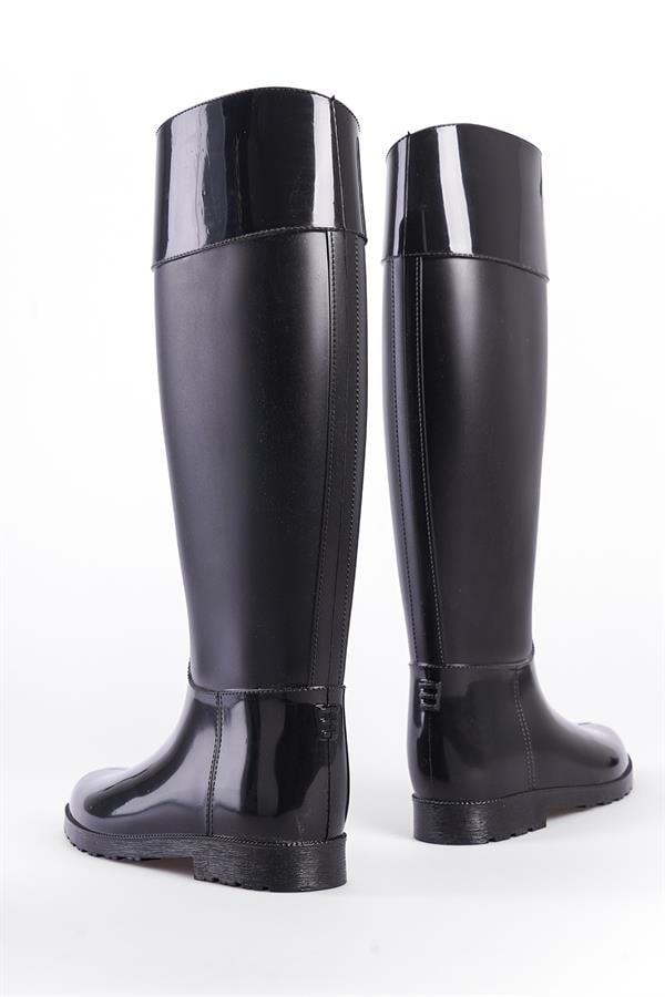 Capone Women Black Rain Boots image 6