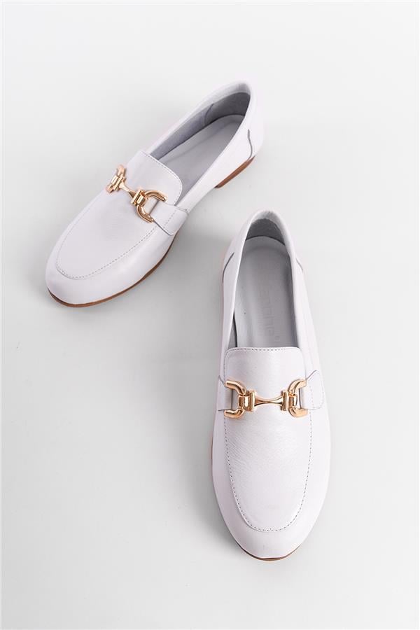 Capone Cally Women White Loafer image 2