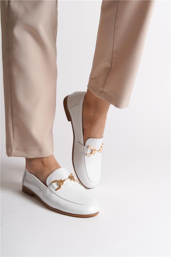 Capone Cally Women White Loafer image 6