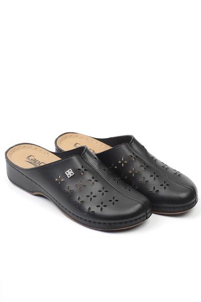 Capone Joline Z0430 Women Black Comfort Anatomical Clog Sandals image 5