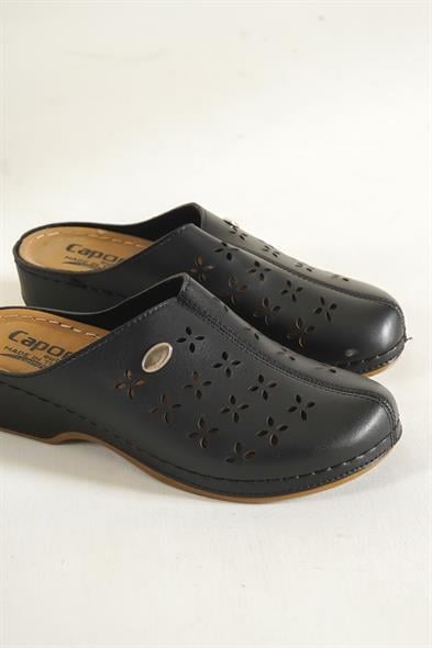 Capone Joline Z0430 Women Black Comfort Anatomical Clog Sandals image 2