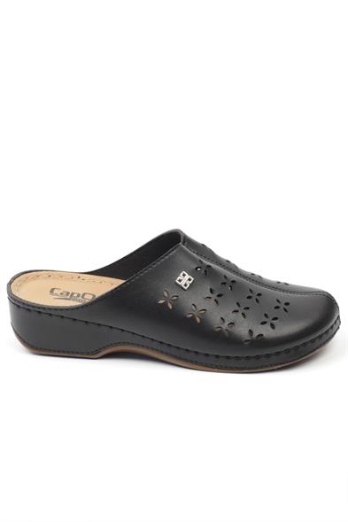 Capone Joline Z0430 Women Black Comfort Anatomical Clog Sandals image 4