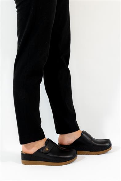 Capone Karel Z0680 Women Black Clog Comfort Anatomical Sandals image 5