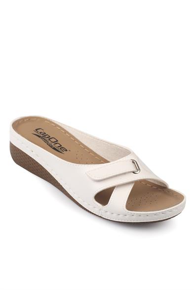 Capone Karen Z0777 Women White Slide Comfort Anatomical Sandals image 5