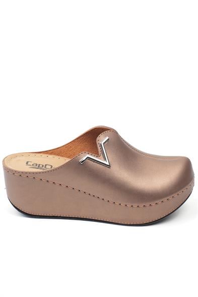 Capone Kally Z6188 Women Copper Platform V Clip Accessory Clog Sandals image 4