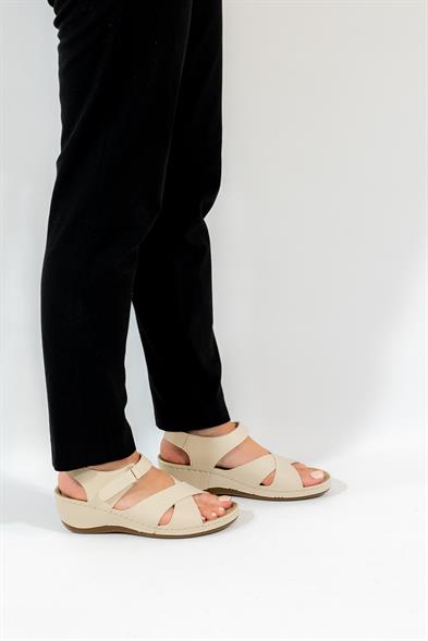Capone Celeste Z6312 Women Beige Comfort Anatomical Sandals image 5