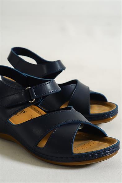 Capone Celeste Z6312 Women Navy Comfort Anatomical Sandals image 2