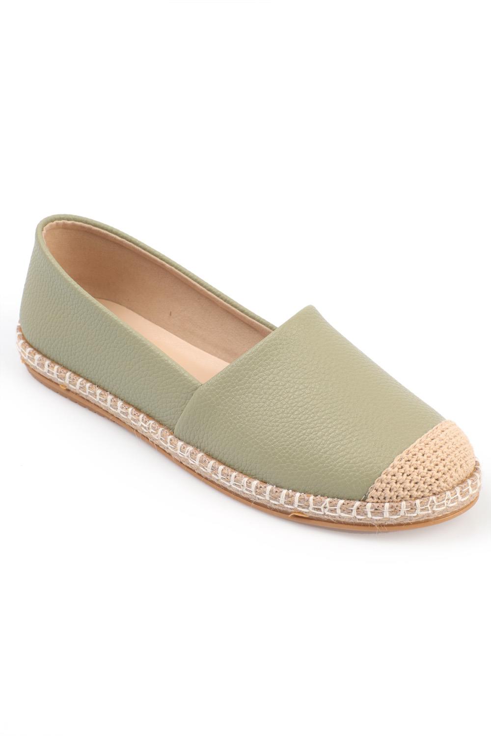 Capone 001 Women Avocado Green Espadrille